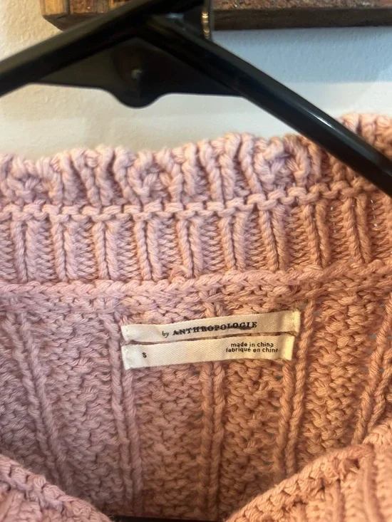 Anthropologie Marci Dip Dye Cable Knit Ombre Sweater - Picture 4 of 4